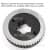 Фреза кромкоскалывающая кутер D93 GBM art.12D02-005 bevel cutter вид снизу